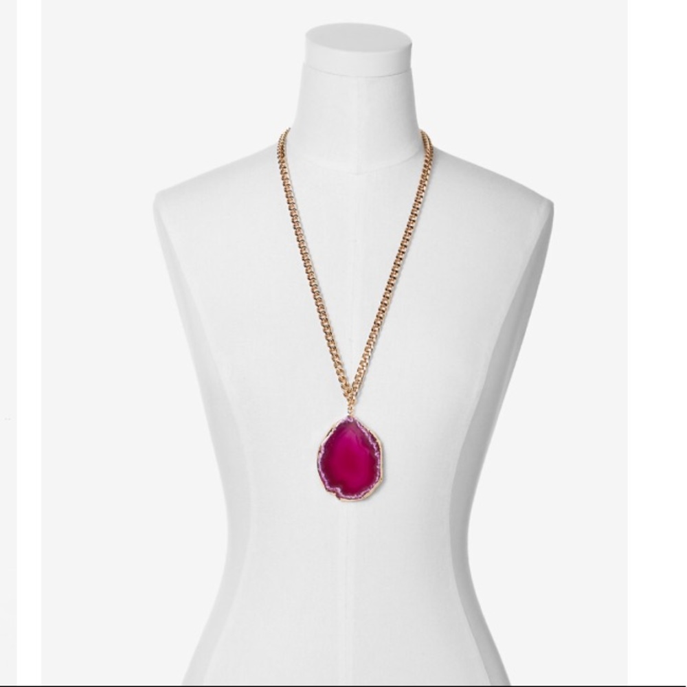 🎉HP🎉 Genuine Agate Pendant Necklace